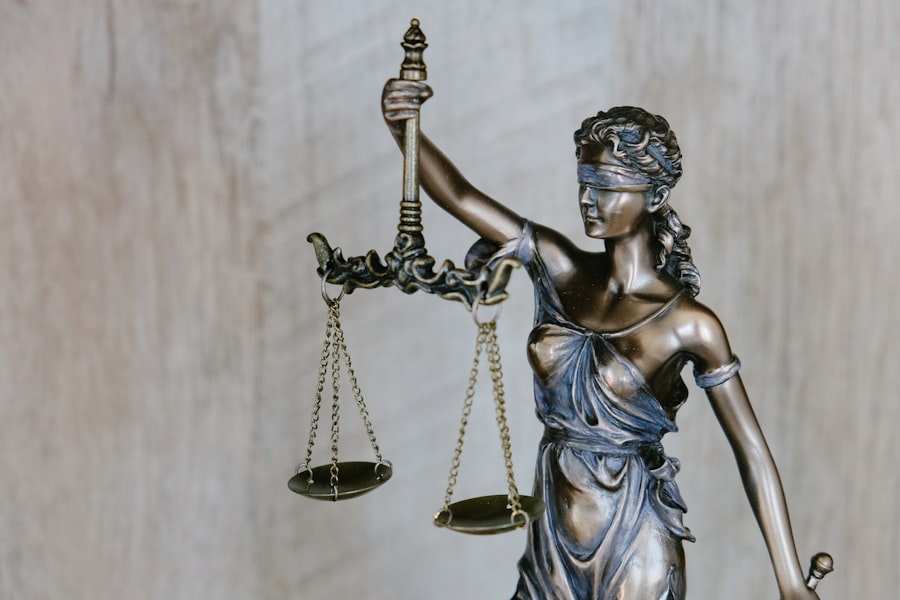 Law firm website on laptop